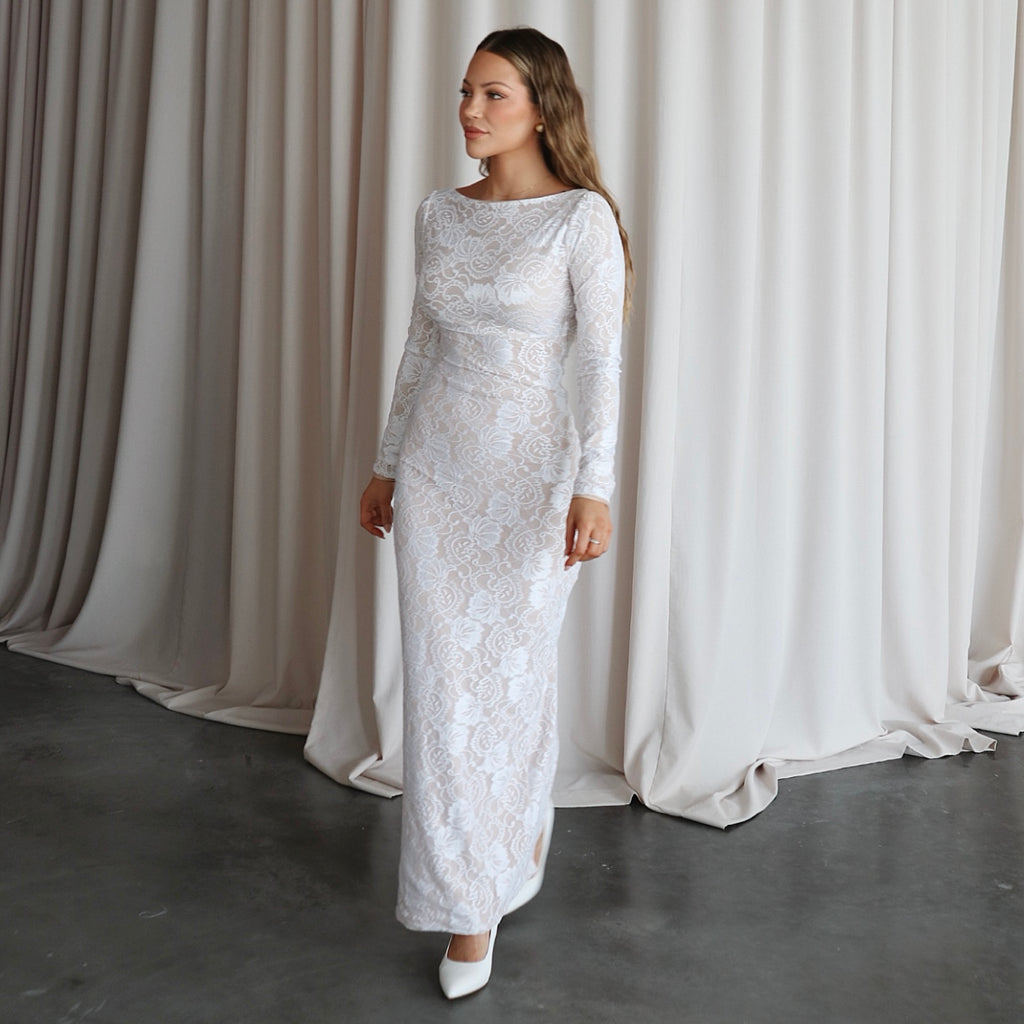 LORA DRESS MEAGAN & MORGAN LORA DRESS MEAGAN & MORGAN